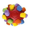 Small Dogs Dog Sniffing Ball Toy Puzzle Hidden Food Educational Zpaxo Red
