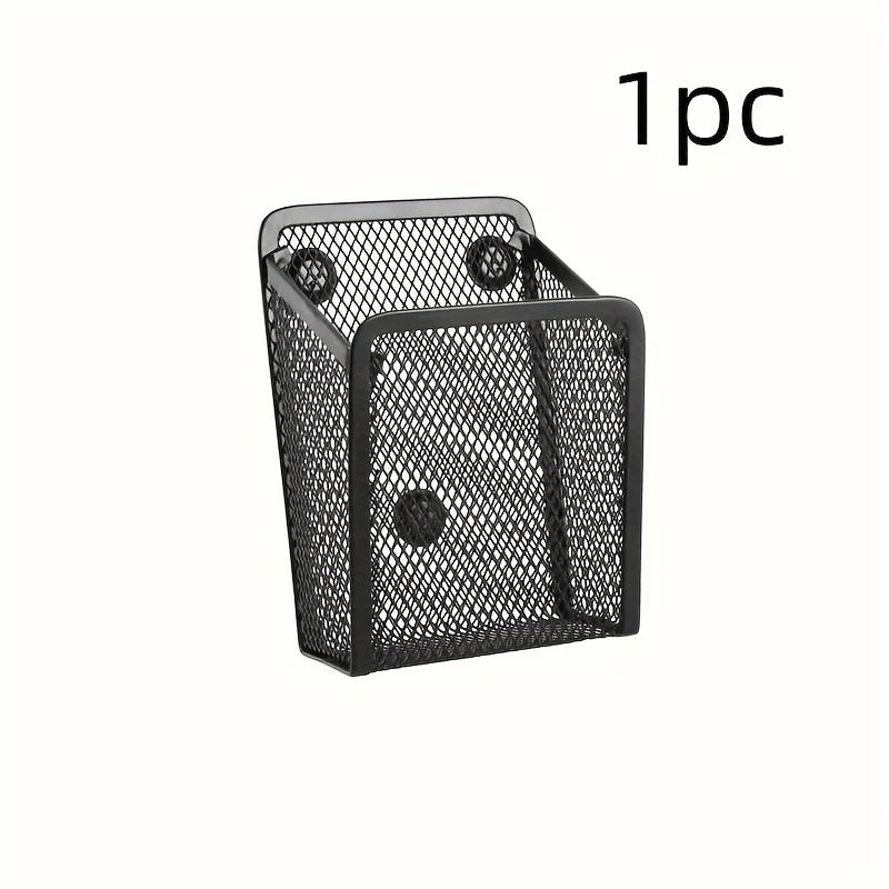 Magnetic Pencil Holder Strong Magnets Mesh Design Whiteboard