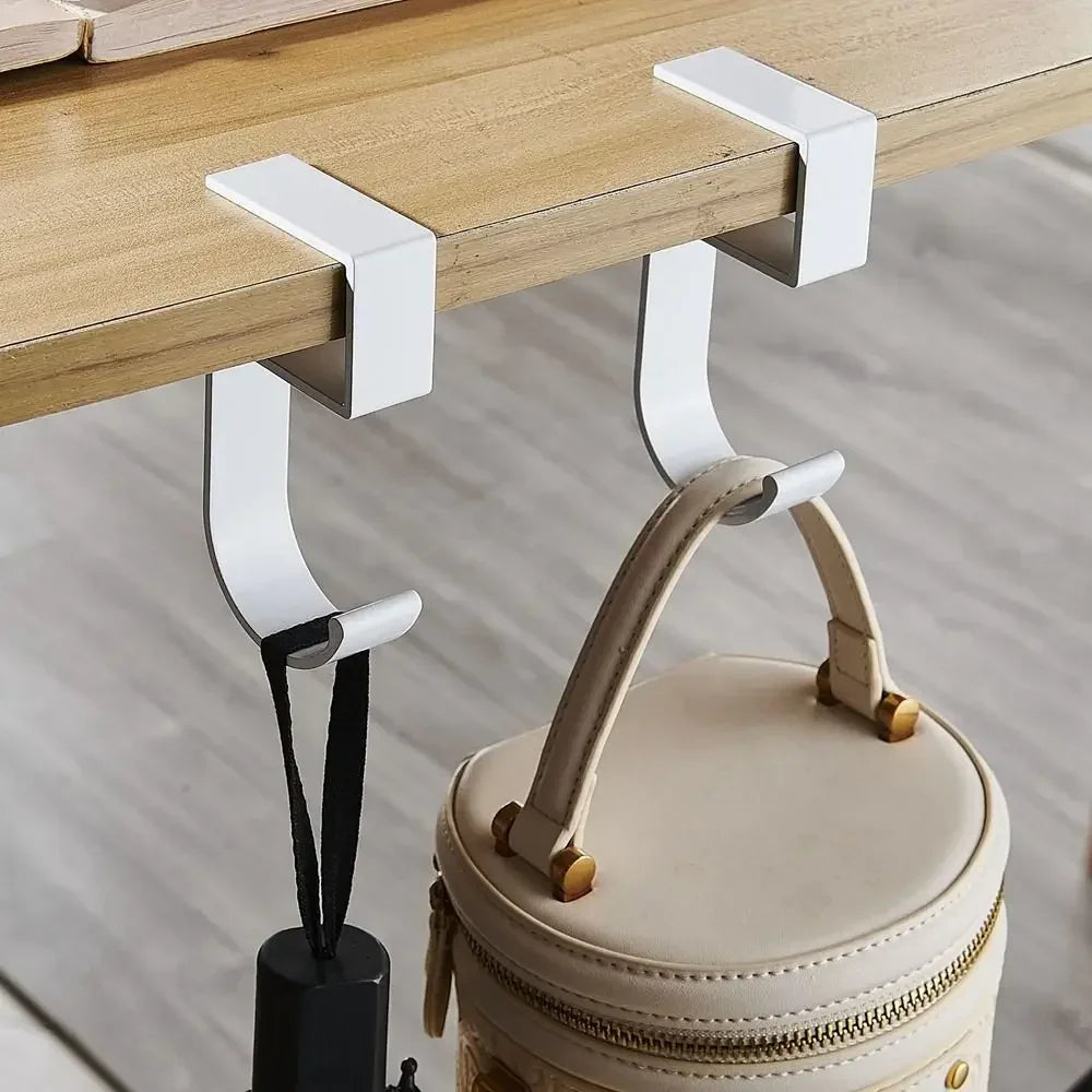 Portable Aluminum Table Hook – Hanging Bag & Handbag Holder Table Bag Hook Zpaxo