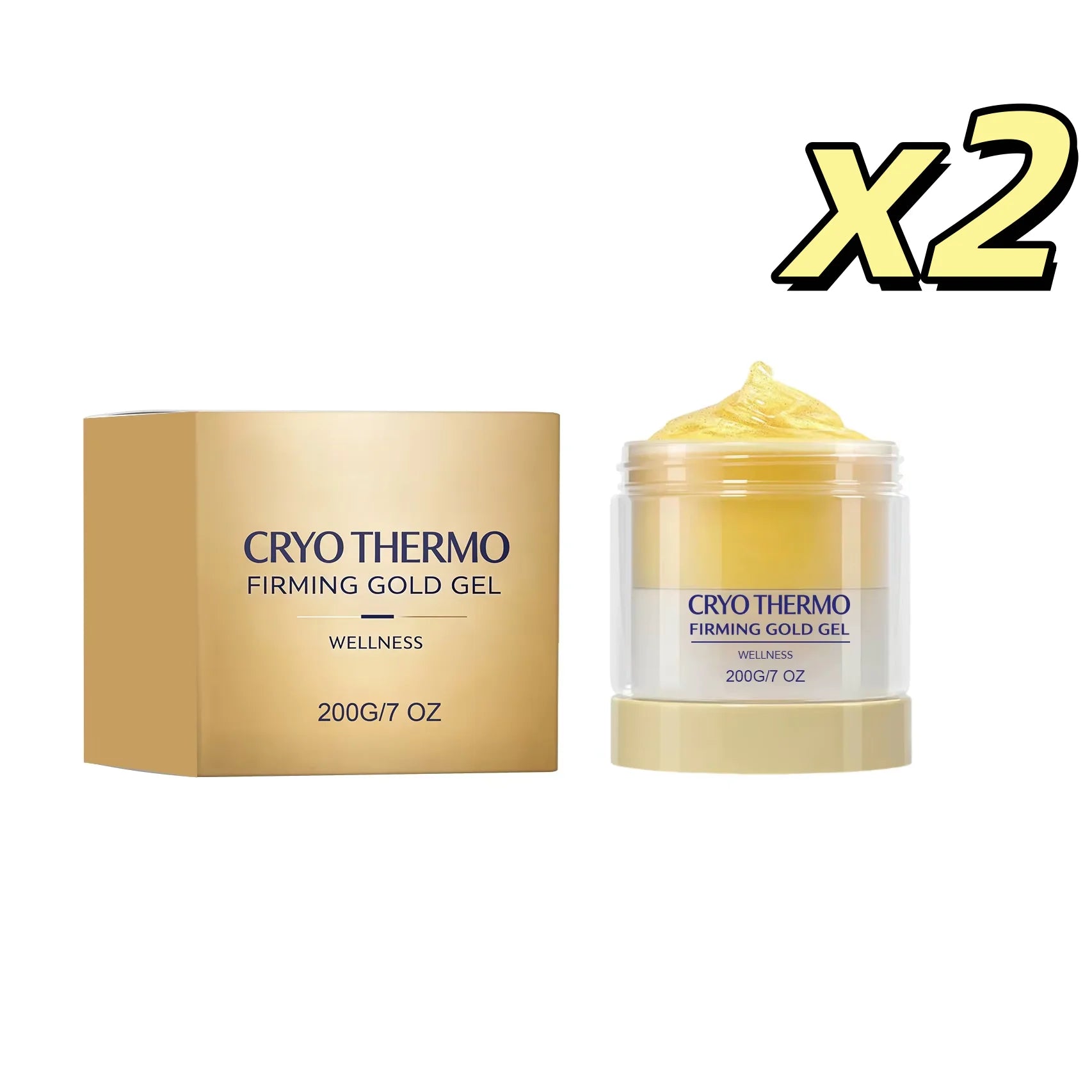 Cryo Thermo Firming Gold Gel – Body Skin Tightening 200g Body Firming Gel Zpaxo 200g boxedx2pcs