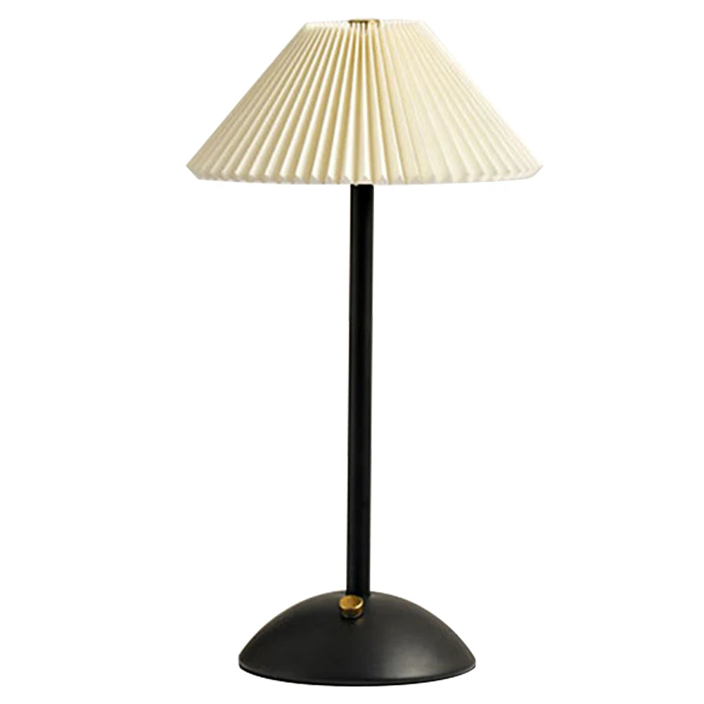 Nordic Pleated Nightstand Lamp USB Charging Decorative Night Light