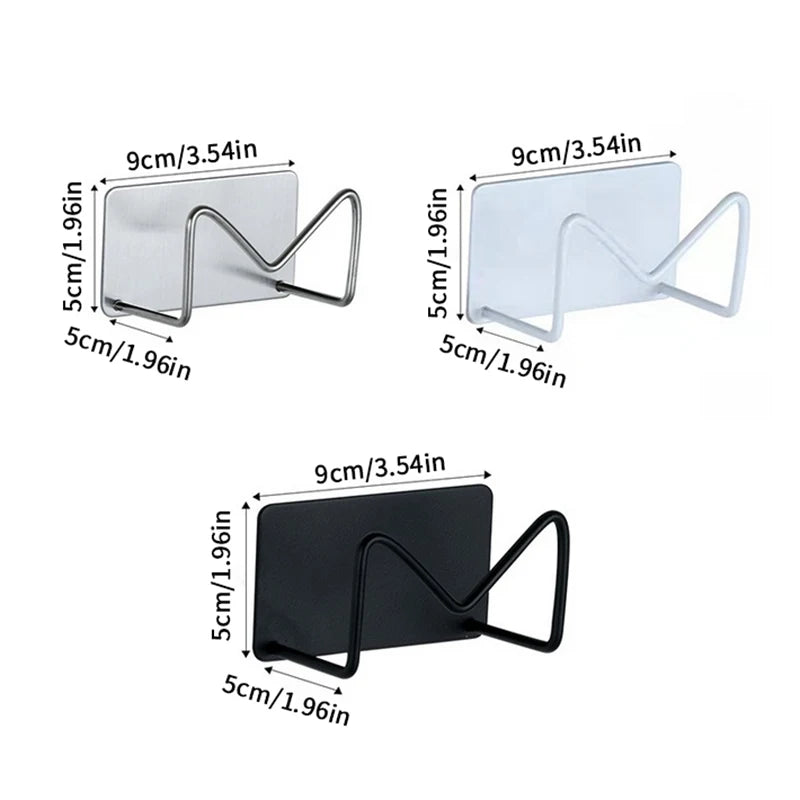 Stainless Steel Hair Dryer Holder Wall Mounted Curler Straightener
