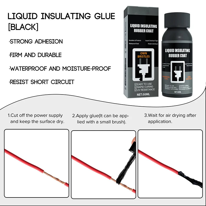 Liquid Insulating Glue Waterproof Temperature Resistant Fireproof