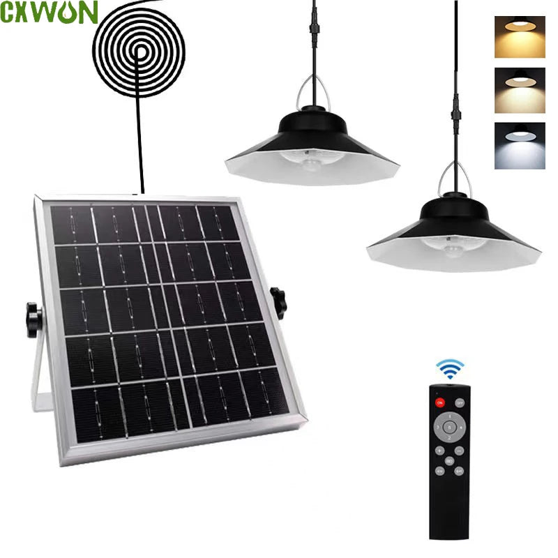 Double Head 196Led Floodlight Waterproof 2400LM Pendant Light Motion Zpaxo