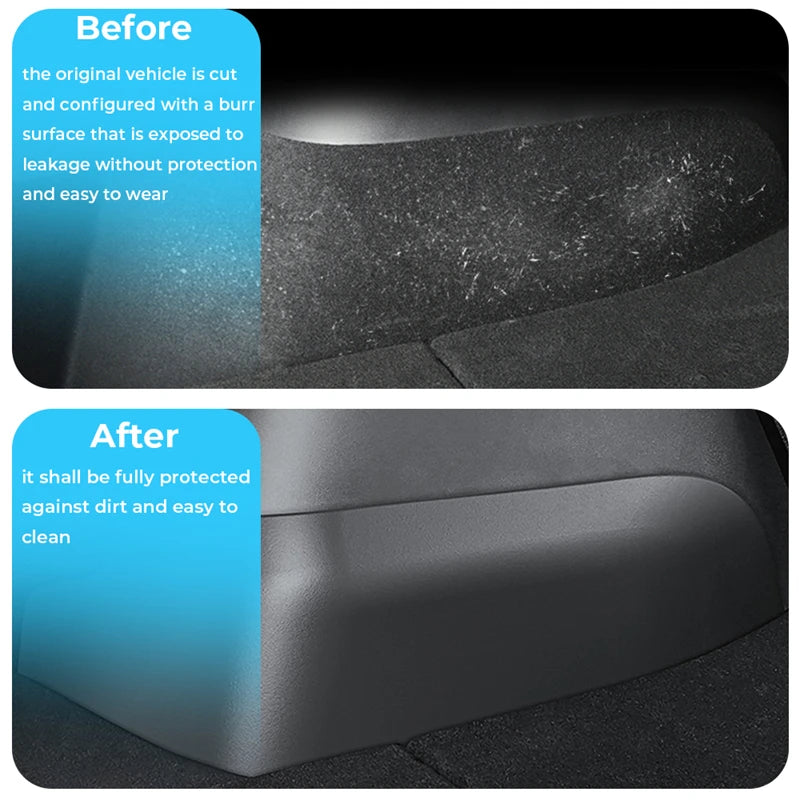 Tesla Model Y Rear Trunk Side Guards TPE Corner Protectors