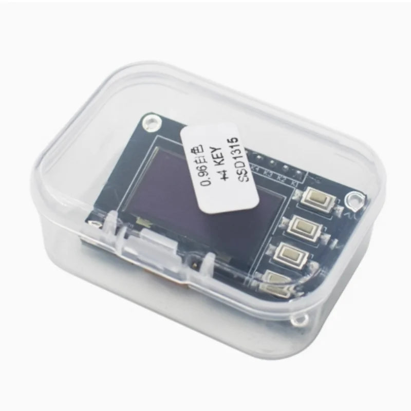 Product OLED IIC White BLUE 12864 Display 4x4 Key I2C SSD1315 LCD Zpaxo