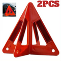 Emergency Reflective Warning Triangle | High-Vis Road Safety Sign Road Safety Sign Zpaxo 2PCS