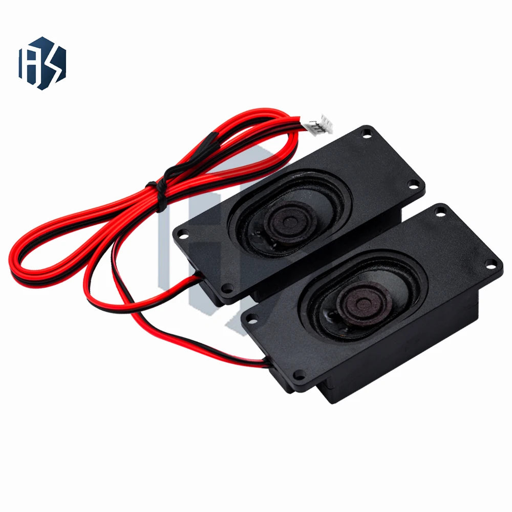 1pair 3070 Series 4 8 3W Rectangular Loudspeaker Portable Audio Zpaxo
