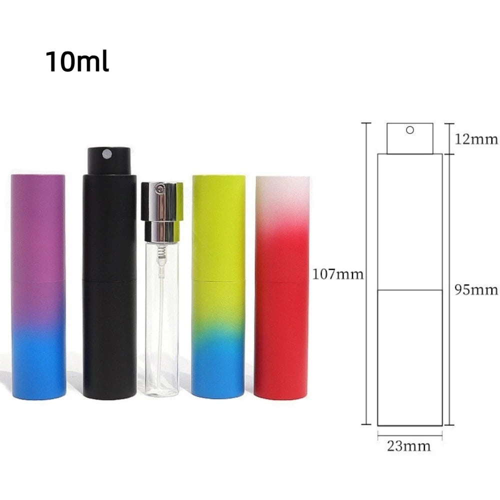 Travel Mini Perfume Bottle Refillable Empty Spray Rotating Portable Zpaxo