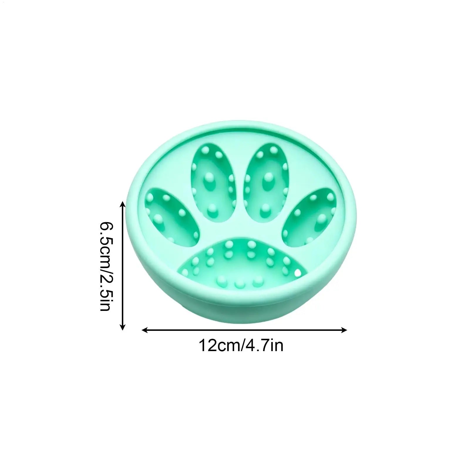 Dog Lick Bowl Silicone Anti-Tip Non-Slip Interactive Toys Dog Lick Bowls Slow Feeder For Treat Dispensing Enrichment Play Zpaxo