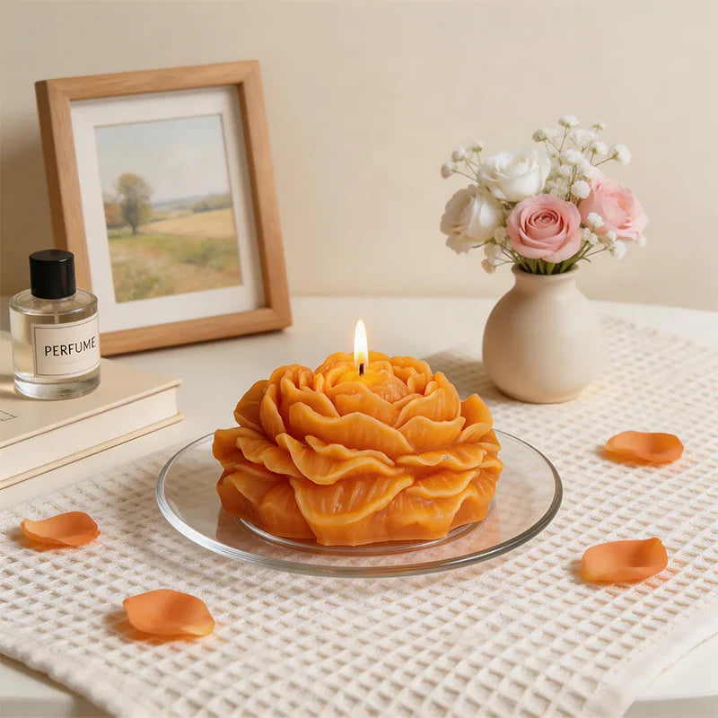 3D Large Peony Silicone Mold – Candle, Soap & Resin DIY