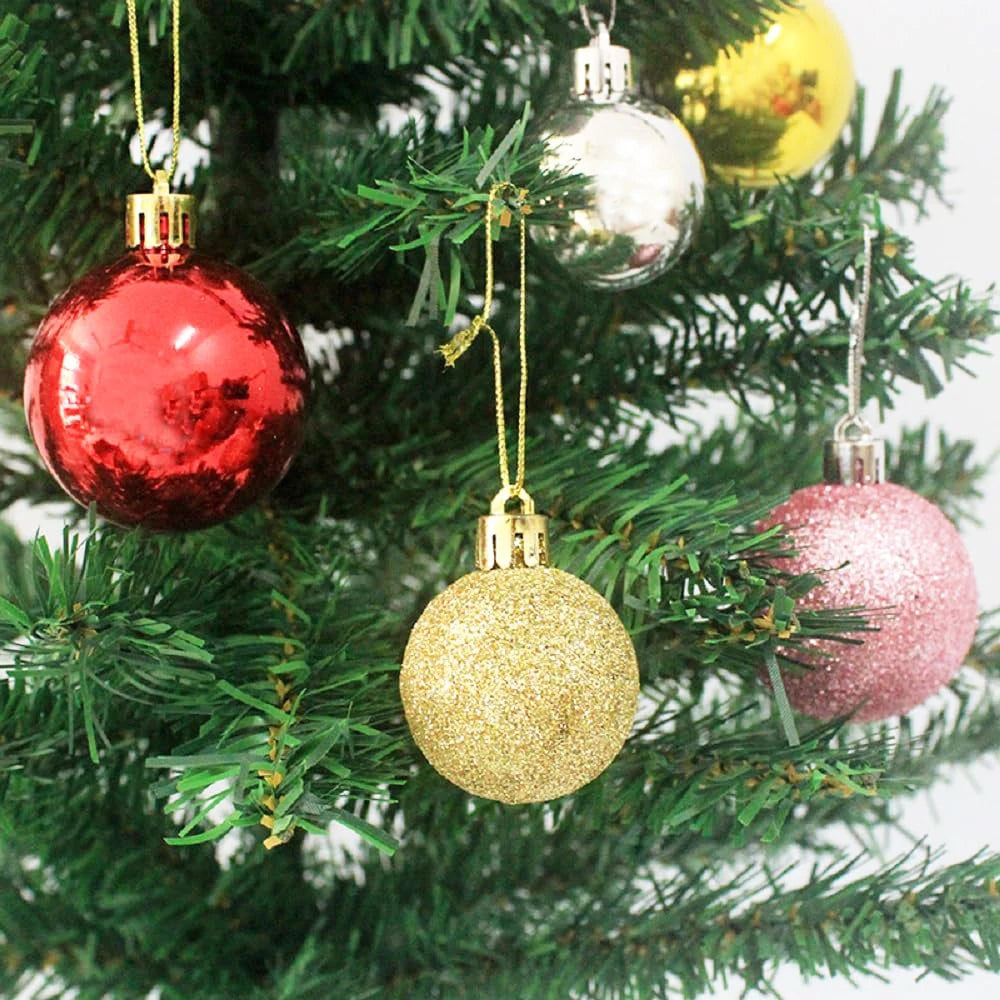Shatterproof Christmas Ball Ornaments Durable Tree Hanging Decor