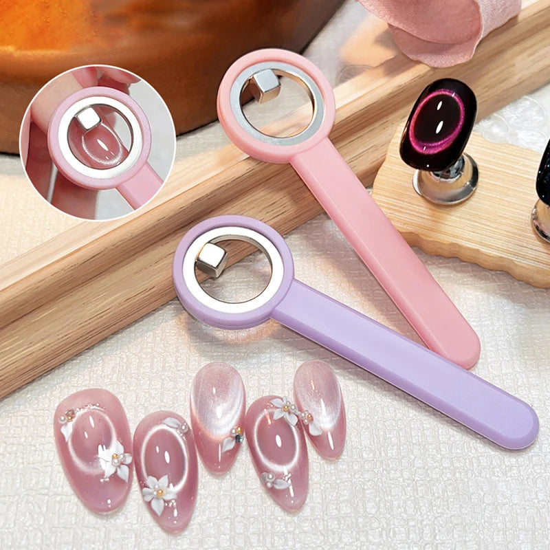 Upgrade Hollow Cat Eye Magnet Strong Power Ring 3-Second Fast Black Zpaxo