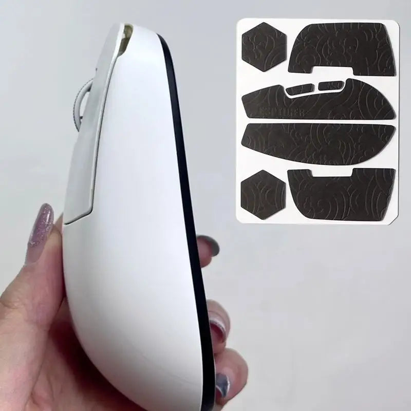 652F Esports Mouse Grip Tape Mouse Side Sticker Improved Accuracy And Grips Silicone Mouse Stickers For Ninjutso V2 Zpaxo