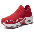 Couples Flying Knit Casual Sports Shoes Mesh Lightweight Running Zpaxo YK2099 Red 40 China Mainland