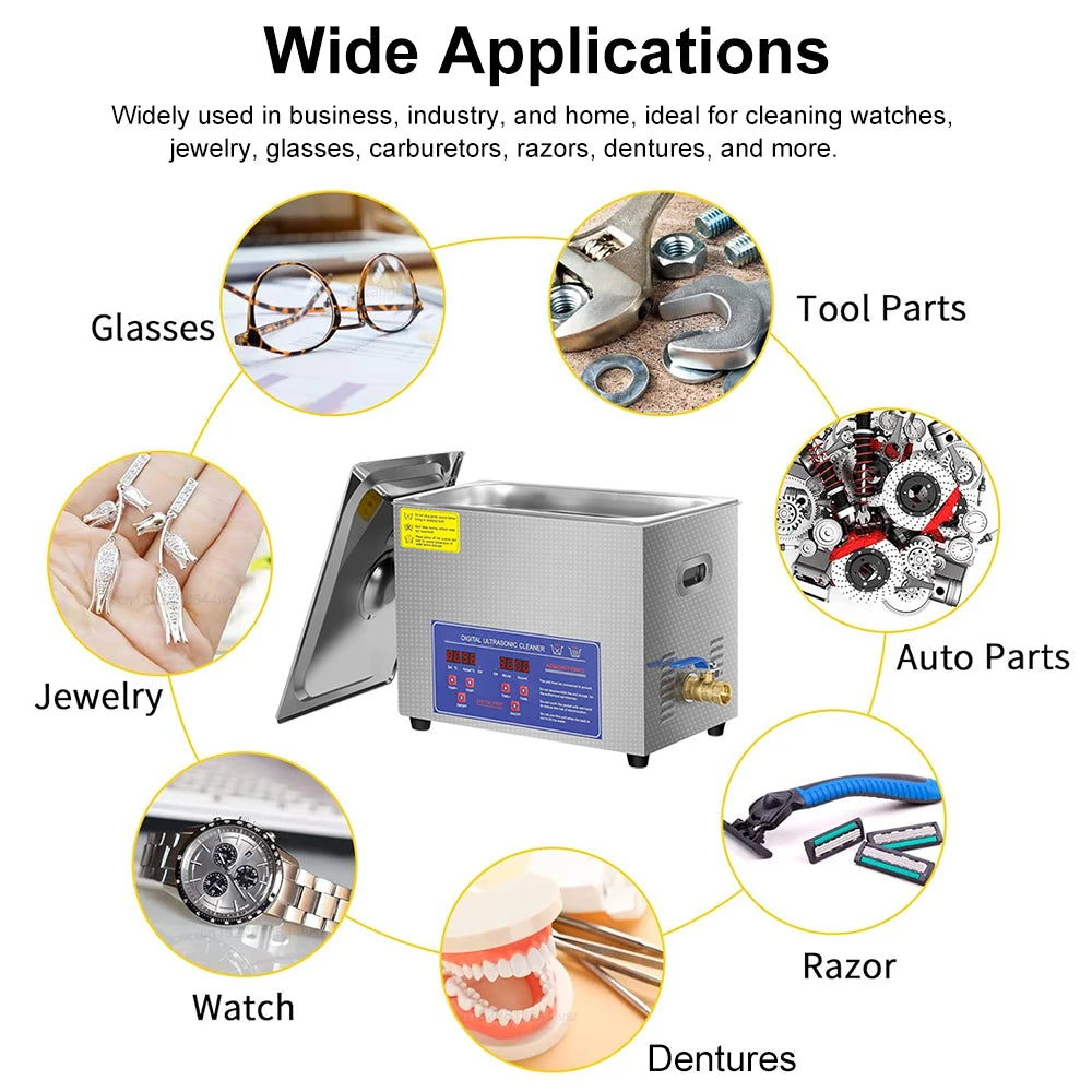 Ultrasonic Cleaner Heated Portable Lave-dishes Washing Machine