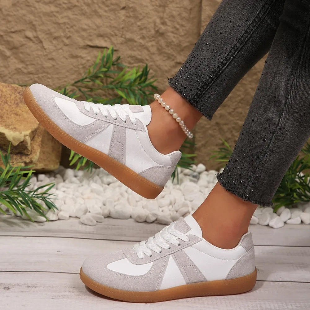 Unisex German Army Trainers Shoes Versatile White Casual 2026 Spring