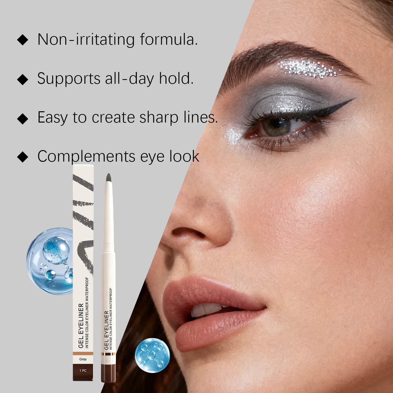 Waterproof Matte Eyeliner Pencil – Long-Lasting & Quick Dry Eyeliner Pencil Zpaxo