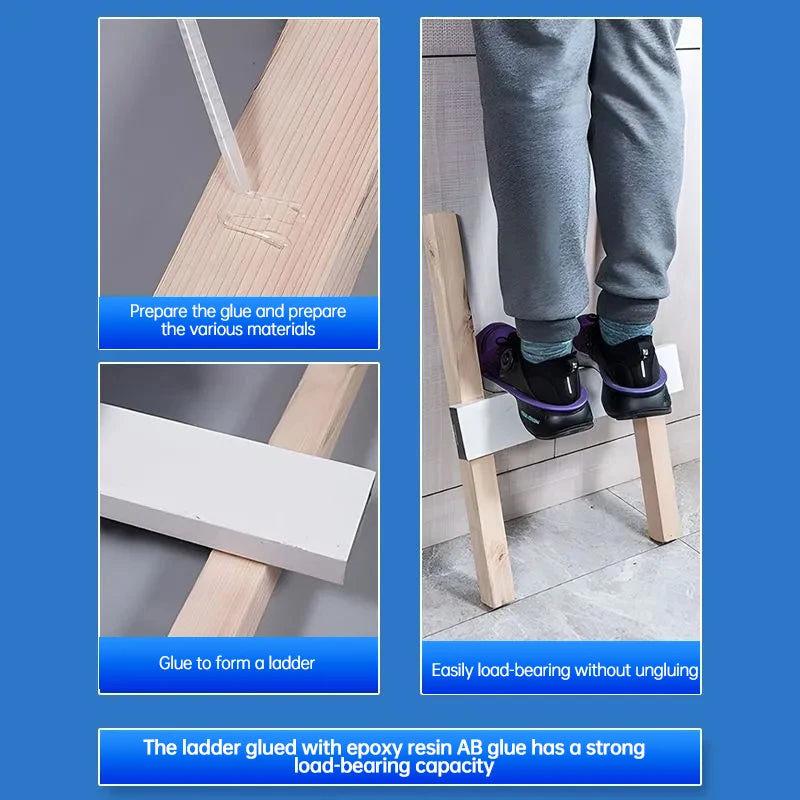 Strength AB Glue Transparent Waterproof Sealant Plastics Ceramics