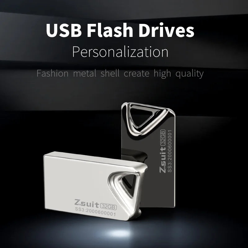 New Z-suit 3.0 USB Flash Drive 64GB Pen Drive 128GB USB Stick Flash Drive Metal Waterproof USB Zpaxo