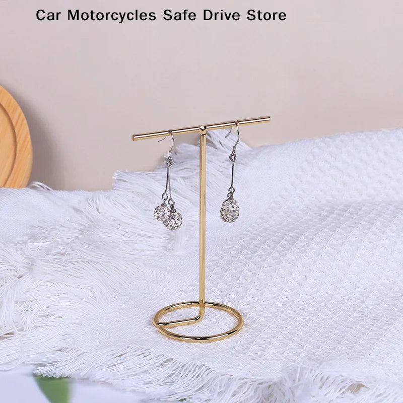 Metal Jewelry Bracelet Storage Display Chain Watch T-bar Rack