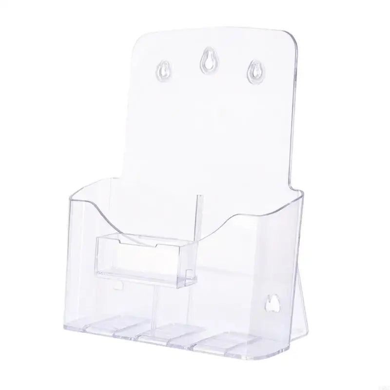 Elegant See Through Acrylic File Stand Neat Desktop Arrangement
