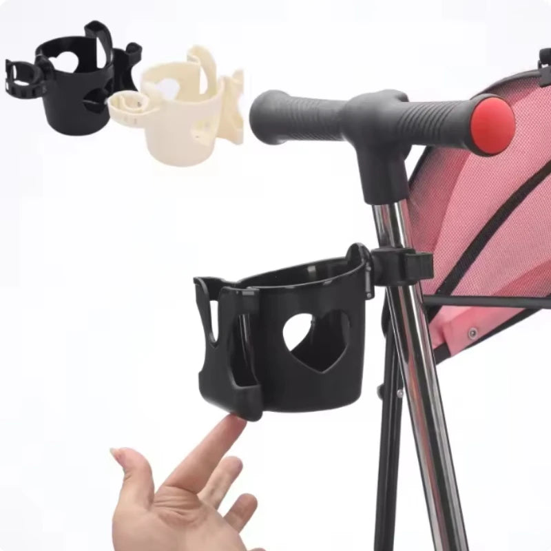 2-in-1 Stroller Cup & Phone Holder | Pram Bottle Rack Stroller Cup Holder Zpaxo