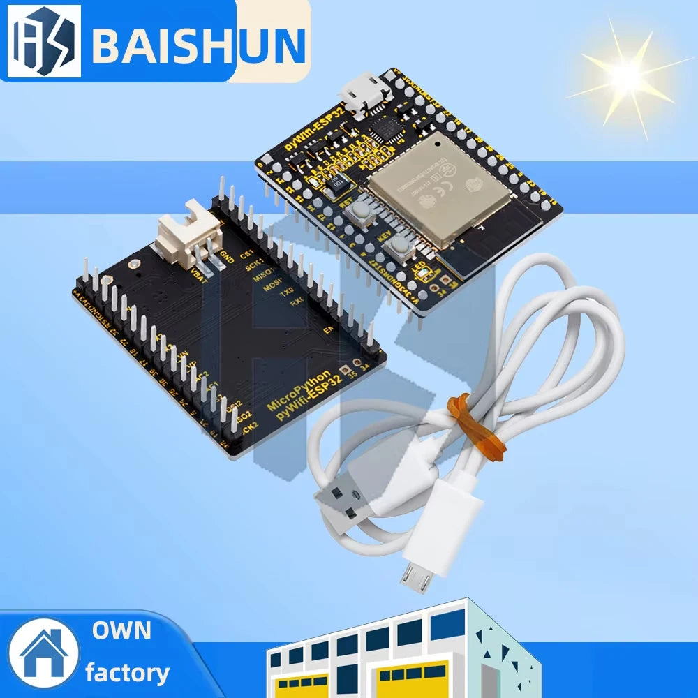 ESP32 PYWIFI IoT Development Board, WiFi Bluetooth BLE Module, MicroPython Supported Zpaxo