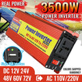 1000W-3500W Intelligent Inverter 12V 24V 48V 110V 220V DC AC Single