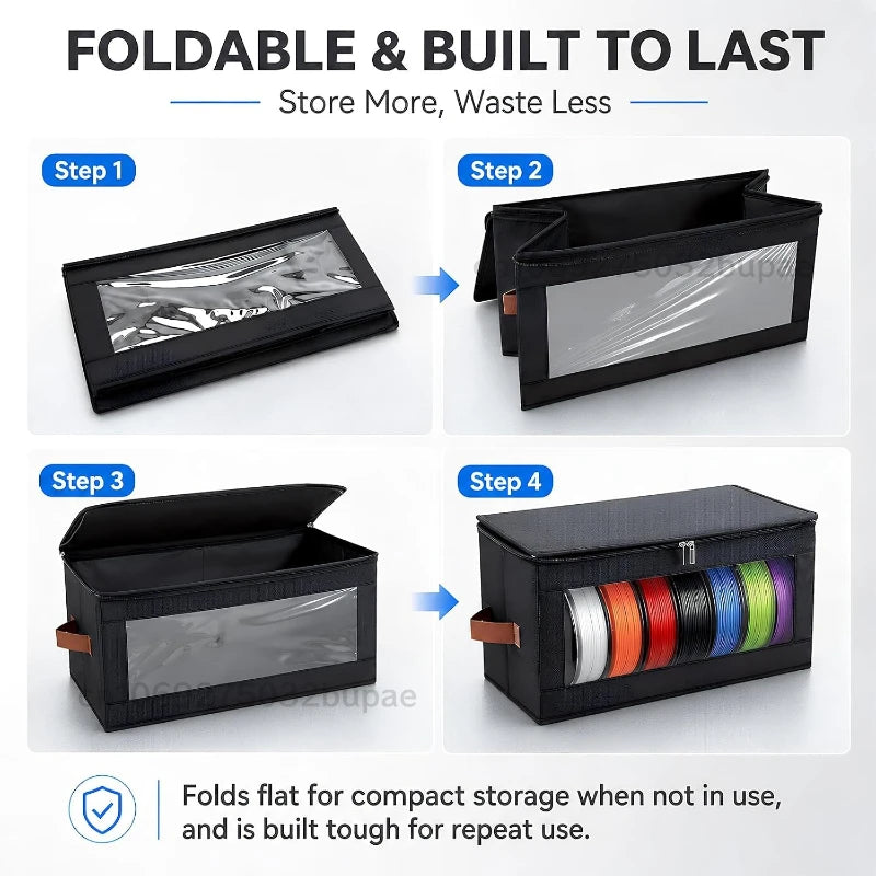 Filament Storage Bag 3d Filament Vacuum Bag Transparent Storage Box 3d Printers Accessories for Home Office Workshop Zpaxo