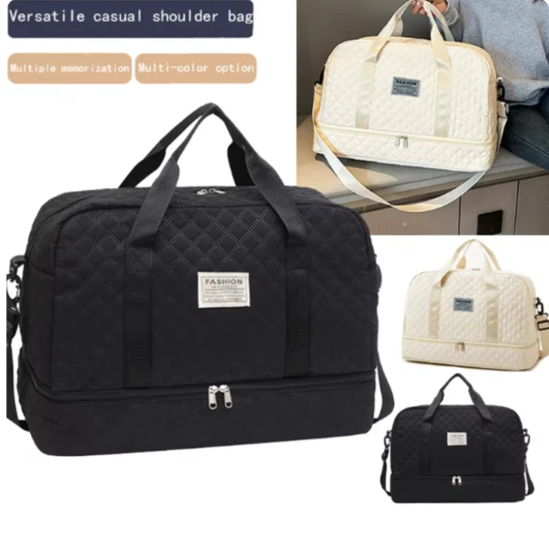 Quilted Fashion Duffle Bag – Lightweight Weekender Travel Bag Weekender Duffle Bag Zpaxo