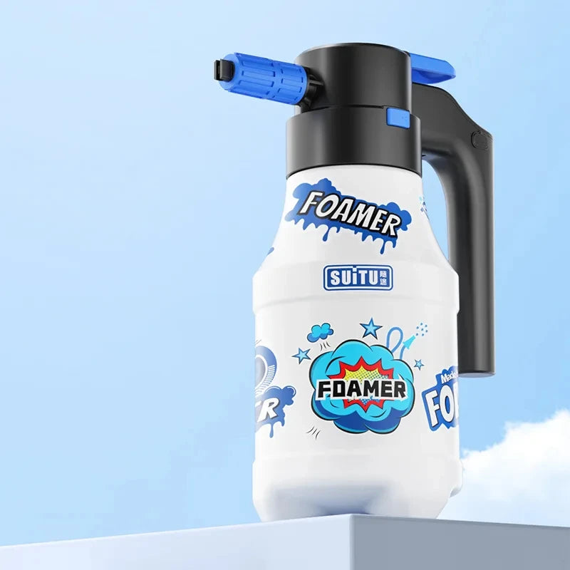 Flower Watering Gardening Air Pressure Sprayer Foam Pot Household