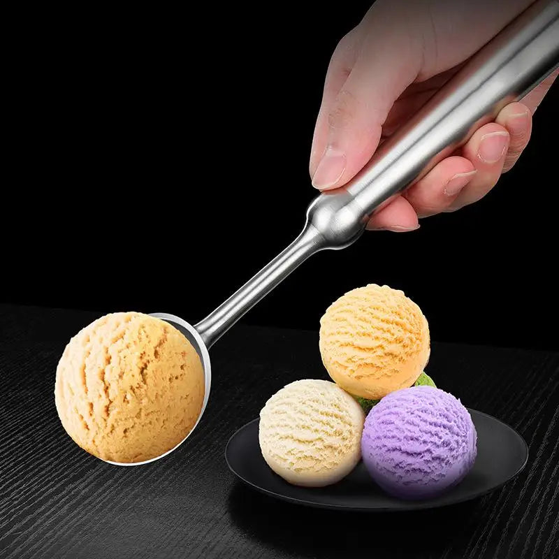 304 Stainless Steel Ice Cream Scoop Ball Digger Multifunctional Fruit Zpaxo
