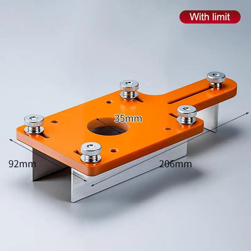 Wood Router Slotting Locator Accurate Slotted Base Machine Bracket Zpaxo B