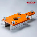 Wood Router Slotting Locator Accurate Slotted Base Machine Bracket Zpaxo B