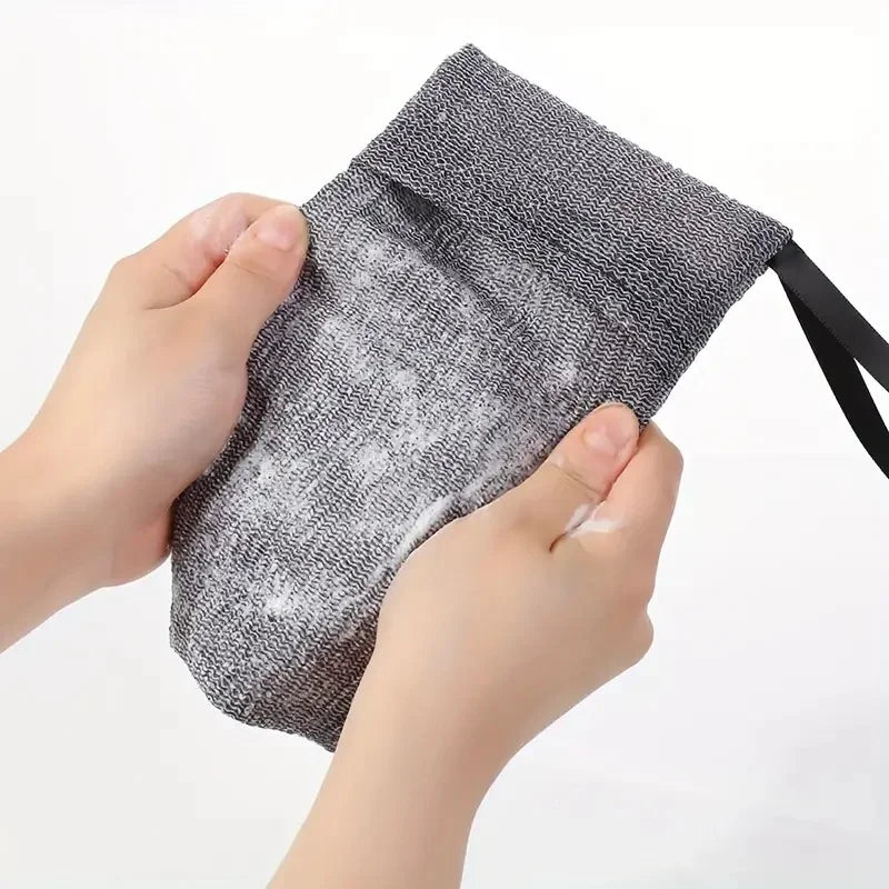 Foaming net for home use, bath soap bubble net, facial cleansing and cleaning soap bag Zpaxo