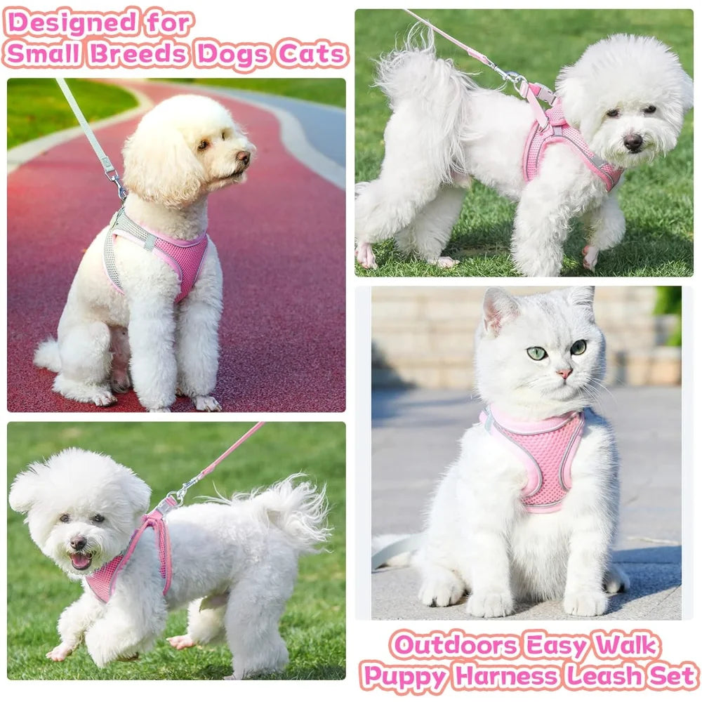 No-Pull Step-In Dog Harness – Breathable Mesh Vest, All Sizes