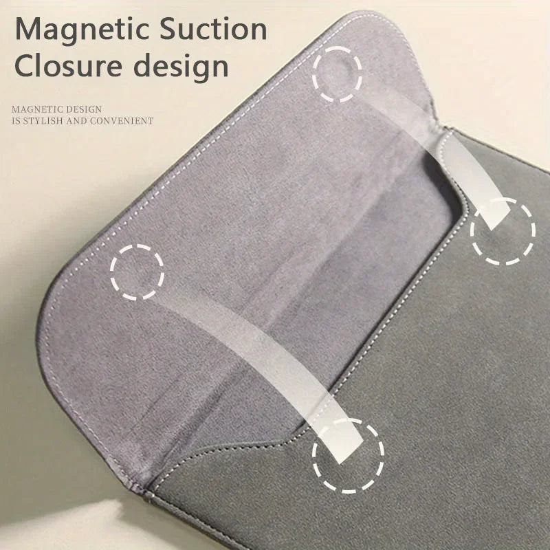Portable Scratch Resistant Laptop Sleeve PU Leather Waterproof Tablet Zpaxo