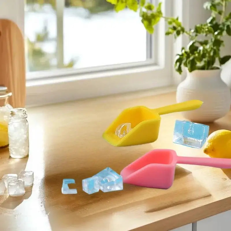 Dollhouse Miniature Food Play 1 6 Scale Ice-making Box Ice Shovel Zpaxo
