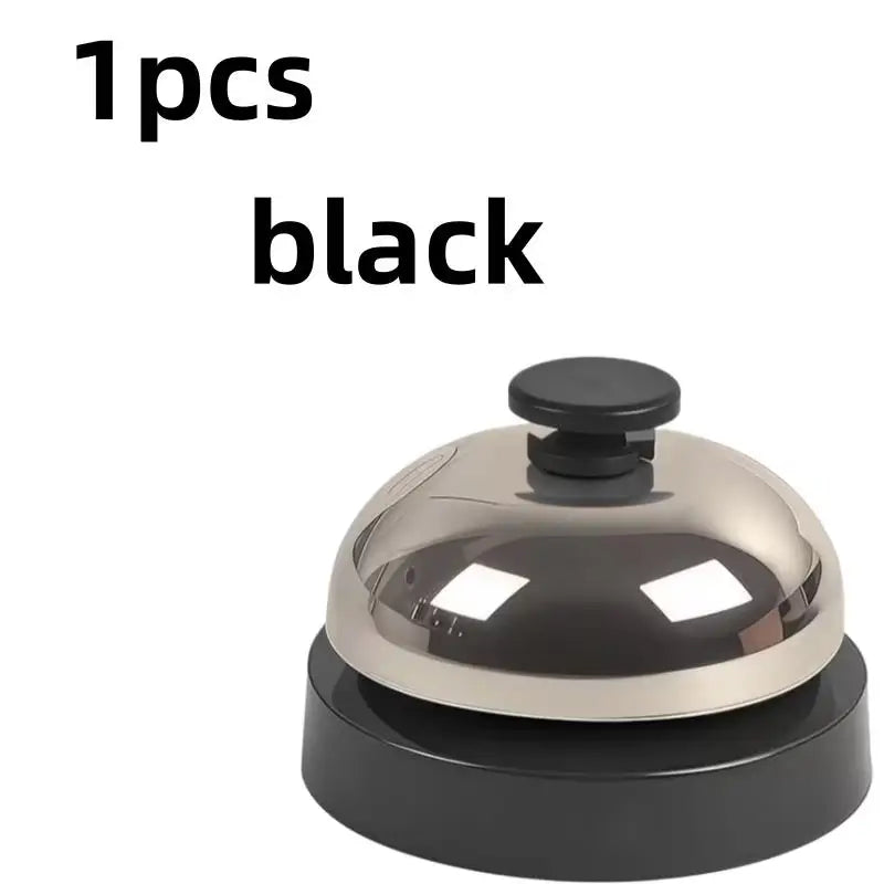 1pcs Push-to-Talk Metal Chime with Clapper – Handheld Bell for Pet Training, Classroom, Parties & Microphones Zpaxo 1pcs black