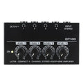 652F Compact Stereo Amplifier Power Adapter 10MHz Earphone Amp Music Zpaxo CN