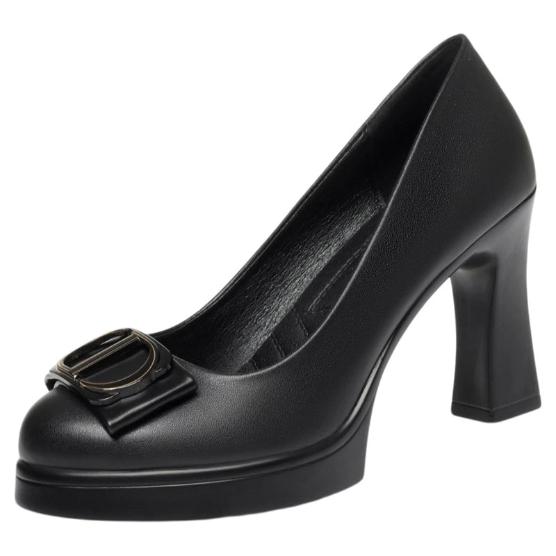 Cheongsam Shoes Women Wide-leg Pants Single Catwalk Heels Without Zpaxo
