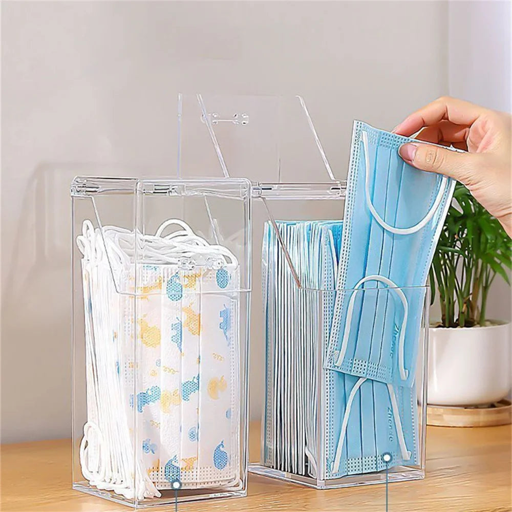 Transparent Desktop Makeup Brush Holder & Cosmetic Organizer