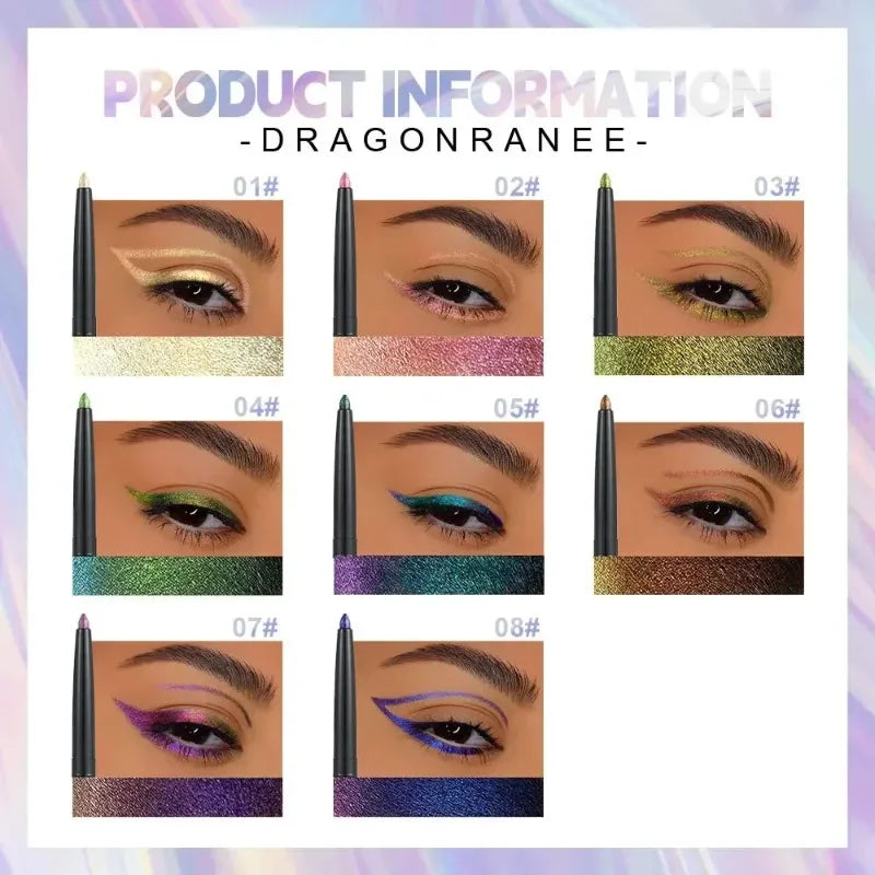 Chameleon Eyeliner Gel Pen Waterproof Shiny Chrome Eye Shadow Liner