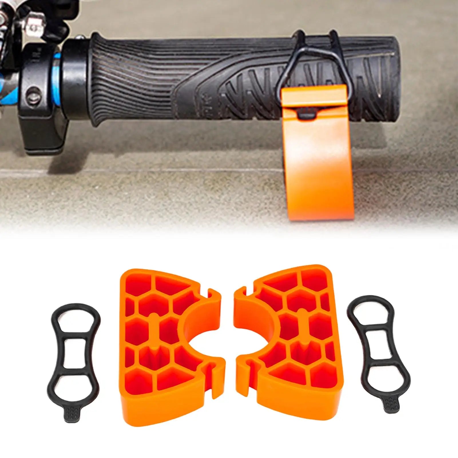 Handlebar Support For Bikes Riding Brake Handle Holder For Upside Down Placement Biking Handlebar Supplies For Maintenance Zpaxo