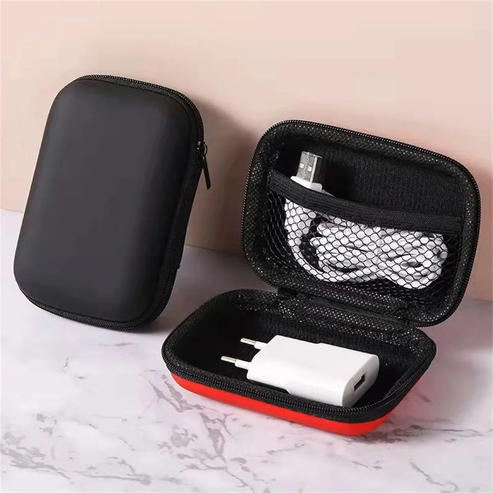 EVA Travel Cable Organizer Bag – Zipper Electronics Pouch Travel Organizer Bag Zpaxo