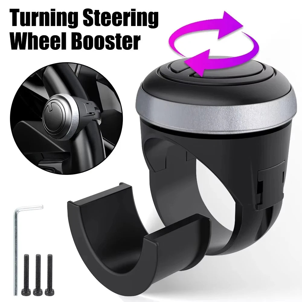 360° Steering Wheel Spinner Knob – Universal Metal Bearing Ball Steering Wheel Spinner Zpaxo
