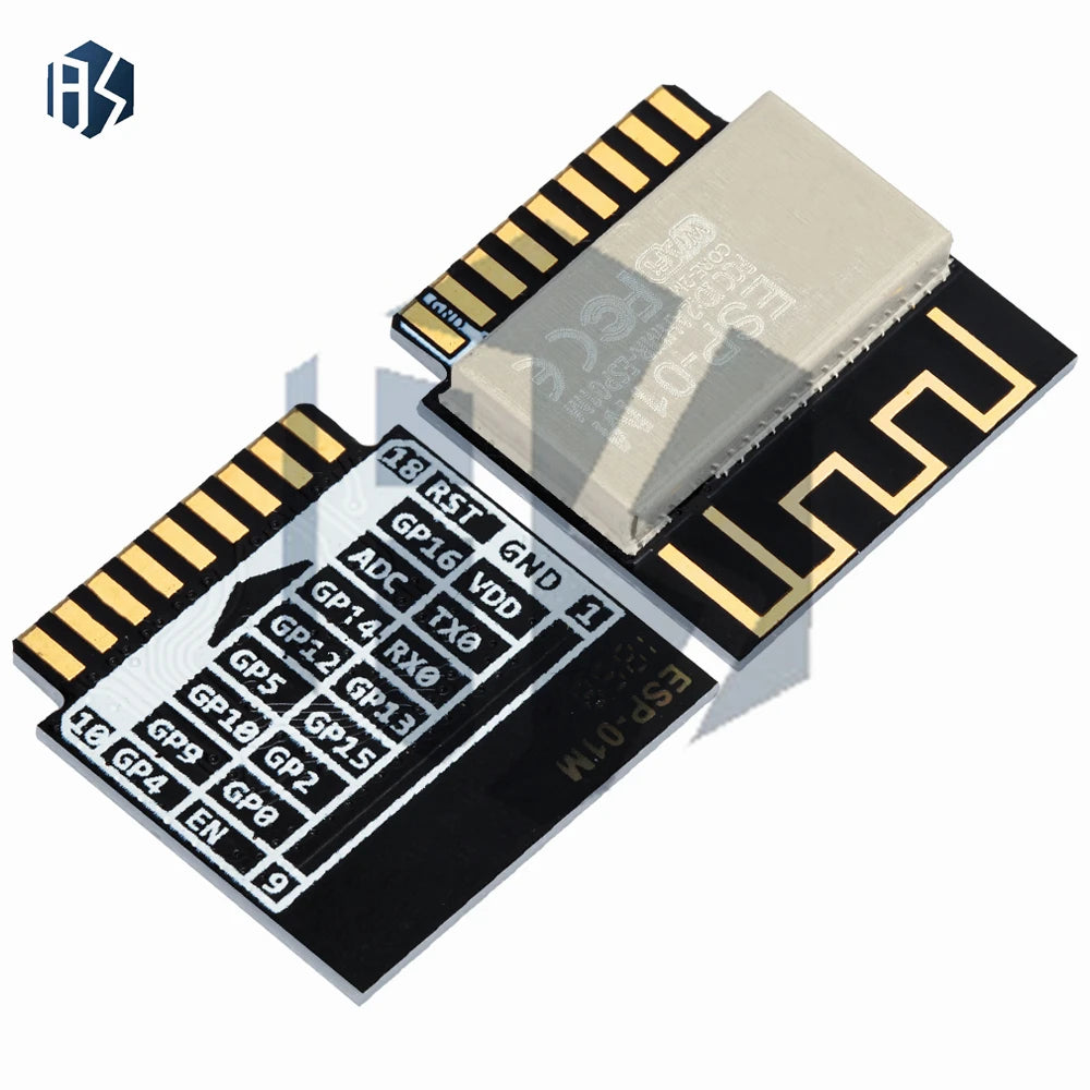 ESP-01M ESP8285 Iot Wifi Module 1MB Flash SMD Wireless Transmission Zpaxo