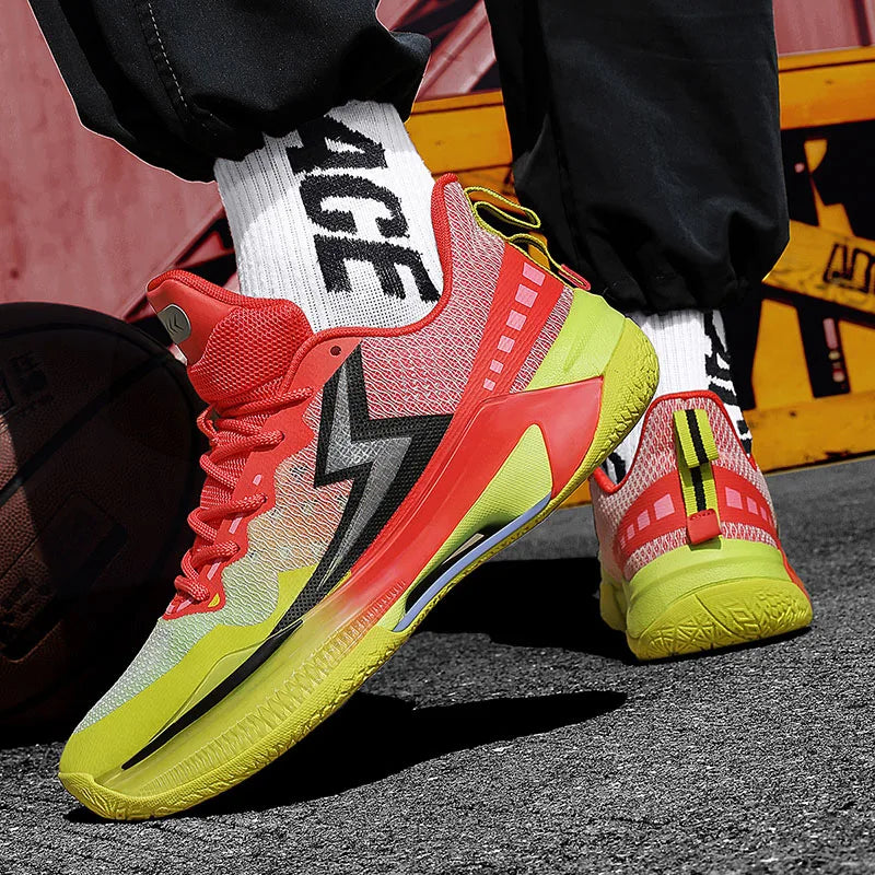 Men's Basketball Shoes Breathable Cushioning Non-slip Wearable Runing