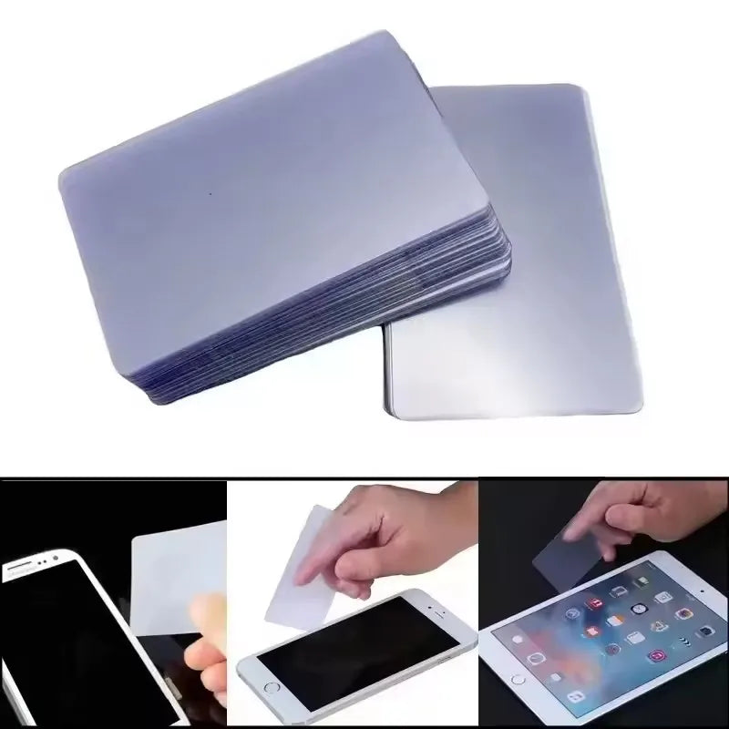 10- Plastic Card Phone Screen Opener Ultra Thin Flexible Pry Removal Zpaxo